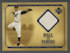 Pee Wee Reese HOF 2001 Upper Deck Hall Of Famers Memorabilia Game Jersey White picture