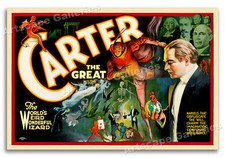 1915 Carter the Great Magician - Marvels that Obfuscate - Vintage Poster - 16x24 picture