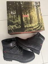 Supreme FW26 Timberland 6” Premium Boot Diamond Plate Black SZ 12 picture