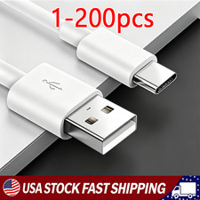 USB Type C Data Cable 5A Fast Charging USB-A to USB-C Charger lot Cord For Phone picture