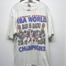 Vintage Detroit Pistons 2004 Shirt Size Large picture