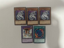 Yugioh - Cyber End Dragon Fusion Set Polymerization 5 Cards - NM picture