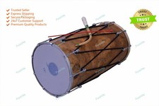 Professional Musical Instrument Punjabi Bhangra Dhol With Free Padded Carry Bag picture