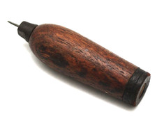 Antique leathersmiths  Awl/ adjustable chuck   3-7/8 ' LONG NICE CONDITION picture