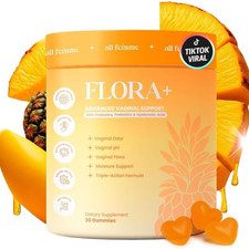 ALL FEMME Flora+ Vaginal Support Probiotic Gummies Pineapple 30ct EXP 2028 picture