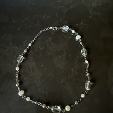 Silpada Retired Sterling Silver Freshwater Pearl Quartz Crystal Bead Necklace picture