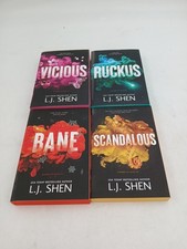 Sinners of Saint Series by L.J. Shen Paperback Bloom Sprayed Edges Romance OOP picture
