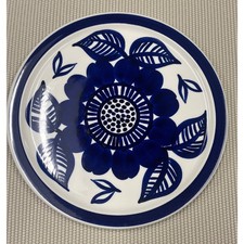 Arabia Finland Atelje 12 Platter Gunvor Olin Gronqvist GOG Blue Floral picture