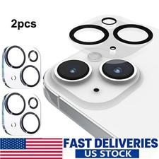 2x For Apple iPhone 15/15 Plus Camera Protector Tempered Glass Camera Lens Cover picture