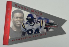 1998 Playoff Contenders Pennants Randy Moss #55 Grey Die Cut Rookie Card  picture