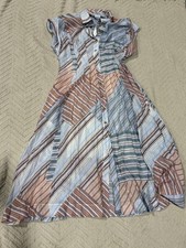 Anthropologie Maeve Printed Sleeveless Midi Shirtdress Size Small. NWT picture