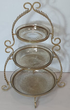 Vintage 3-Tier Wrought Iron 24