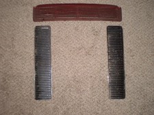 3 PCS OEM HOOD LOUVERS 1968 OLDSMOBILE 442 CUTLASS 