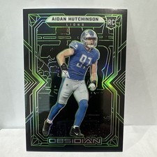 2022 Panini Obsidian Football Aidan Hutchinson Rookie  Numbered 11/50 picture