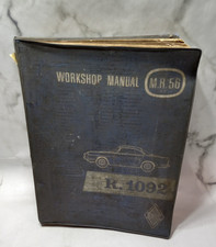 Renault R.1092 Factory Workshop Manual M.R.56 Floride Caravelle Coupe Cabriolet picture