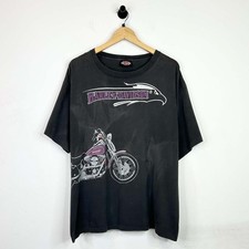 HARLEY DAVIDSON PURPLE EAGLE LOGO TEE picture