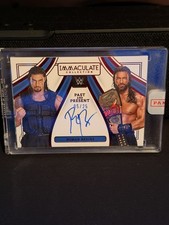 2023 Panini Immaculate WWE Auto Roman Reigns Past and Present AUTOGRAPH 05/25 picture