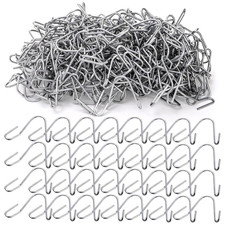 250 Pcs T-Post Wire Clip Galvanized Steel Fence Clips, Convenient Pre-Cut Wire T picture