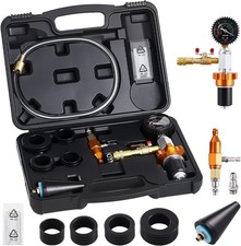 VEVOR Radiator Vacuum Refill Kit Cooling System Purge Fill Tool w Gauge picture