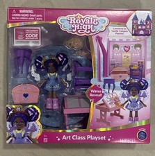 Royale High Art Class Playset Water Fairy Series Jazwares 16 Pieces New w/ code. picture