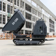 13.5HP Mini Tracked Dumper B&S Gas Engine Hydraulic Tipping Crawler Dump Truck picture