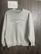 Vintage University Of Illinois Established 1967 Sweatshirt Mens Small Gray picture