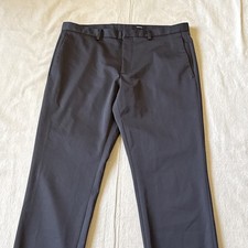Theory Mens Pants Size 34x32 Charcoal Gray Tailored Trousersas picture