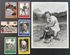 AAGPBL  7 SIGNED ITEMS Lefty Hohlmeyer, Pepper Paire, Etc. A LEAGUE OF THEIR OWN picture