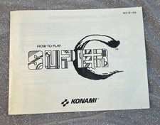 Super Contra (Nintendo NES) Authentic Original INSTRUCTION MANUAL ONLY picture