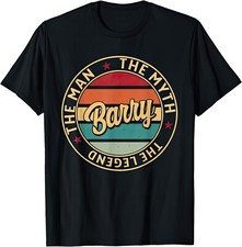 Barry The Man The Myth The Legend Gift T Shirt picture