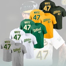 HOT HOT Tommy White #47 Oakland Athletics 2026 Name & Number Fan Gifts picture