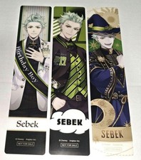 TwistedWonderland Sebek Zigvolt Clear Bookmark Set Premium Birthday 2023 picture