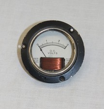 Vintage Readrite Meter Works D.C. Volts 0-3 Bluffton Ohio USA not tested picture