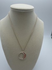 Authentic Tiffany & Co. Man in the Moon Double Chain Necklace 16