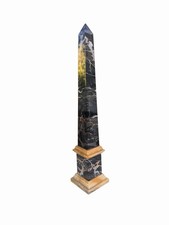 Sienna Yellow Marble Obelisk Sculpture, Marble picture