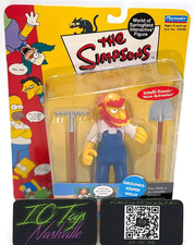 2001 Playmates SIMPSONS World of Springfield Groundskeeper Willie Figure MOC WOS picture