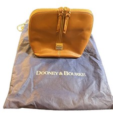 Dooney & Bourke Trixie Crossbody Natural Leather Brown Bag 👜 picture