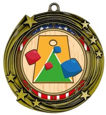 All Quality Stars Design Cornhole Medal | Competition | High Quality Metal Medal picture