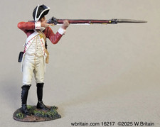 W. Britain - British 43rd Regiment of Foot 2nd Rank Standing Firing, 1780 #16217 picture