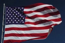 American USA Flag 3x5 Ft Polyester Heavy Duty Embroidered Stars Sewn Stripes picture