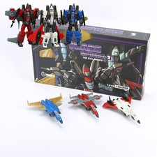 Transformers G1 Thrust Dirge Ramjet 3x Action Figures Flight Team Set Toys Box picture