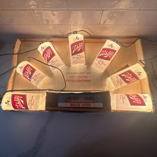 Vintage 1975 Belco Schlitz Beer Can String Lights Original Box Excellent Cond  picture