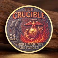 U.S. Marine Corps USMC Commemorative Challenge Coin Military Veteran Gift picture