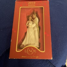 Lenox 2010 Bride and Groom Porcelain Figurine Cake Topper/Ornament Wedding ~ NEW picture