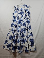 Hanpceirs Women's Boatneck Sleeveless Swing Vintage 1950s Cocktail Dress,... picture