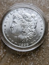 1898-O Morgan Silver Dollar $1 New Orleans Mint Business Strike .900 in capsule picture