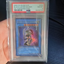 2004 Yu-Gi-Oh 1st Edition SYE-024 Black Luster Soldier PSA 8 picture