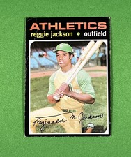 1971 Topps Baseball Reggie Jackson #20 • HOF • Athletics • GD/VG picture