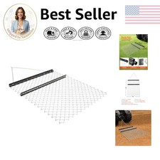 Versatile 4 x 5 ft Drag Harrow Attachment for Landscaping & Yard Maintenance picture