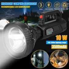 Rechargeable LED Searchlight Portable Super Bright Handheld Spotlight Flashlight picture